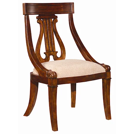 Lyre Back Arm Chair